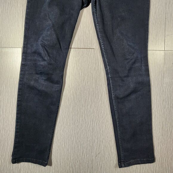Levis Strauss Jeans Juniors 15M Bold Curve Skinny Low Rise Denim Blue Dark Wash - Picture 2 of 14
